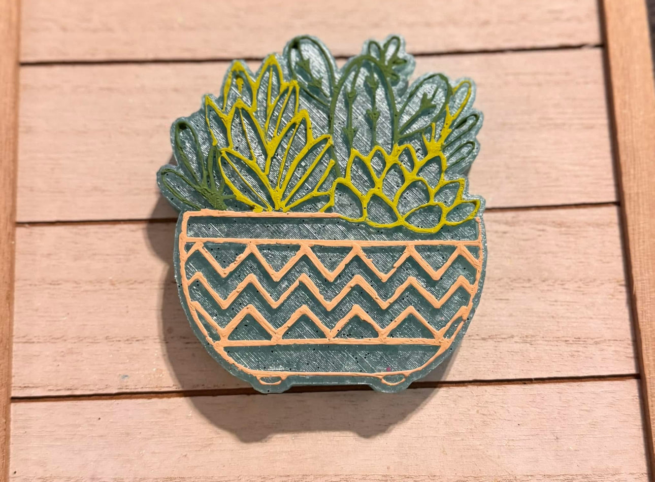 Single Potted Succulent Hanging Freshie