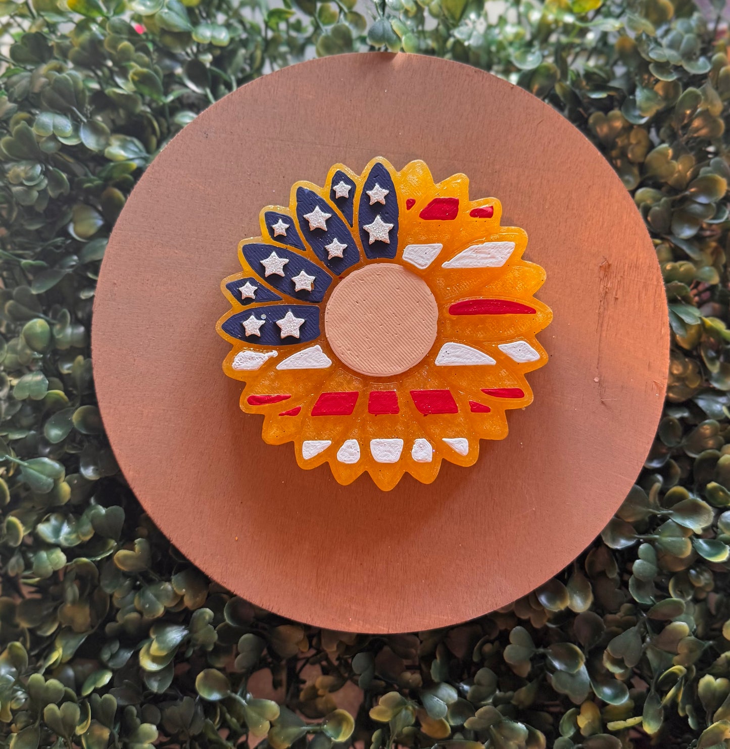Americana Sunflower Hanging Freshie