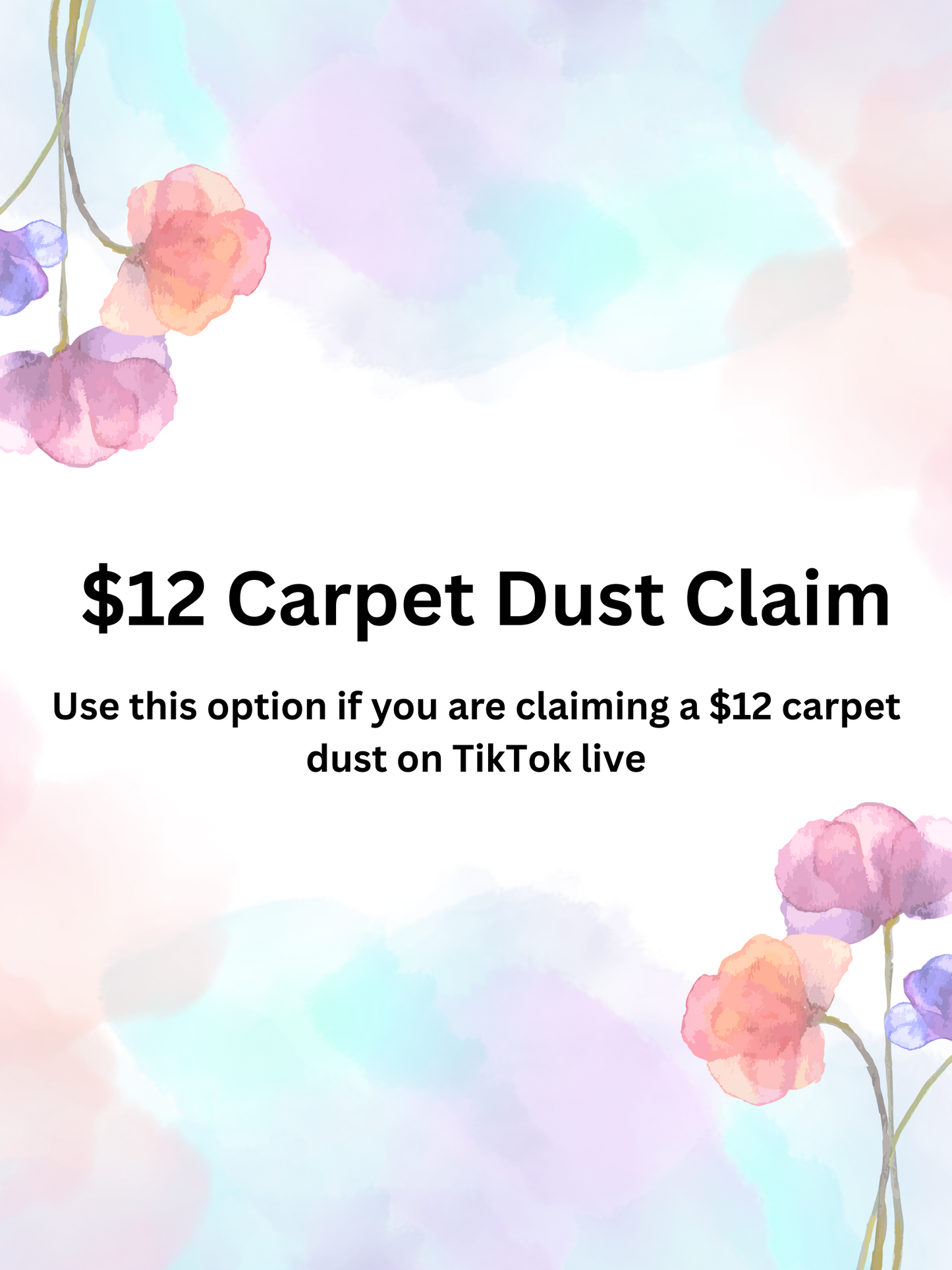 $12 carpet dust claims