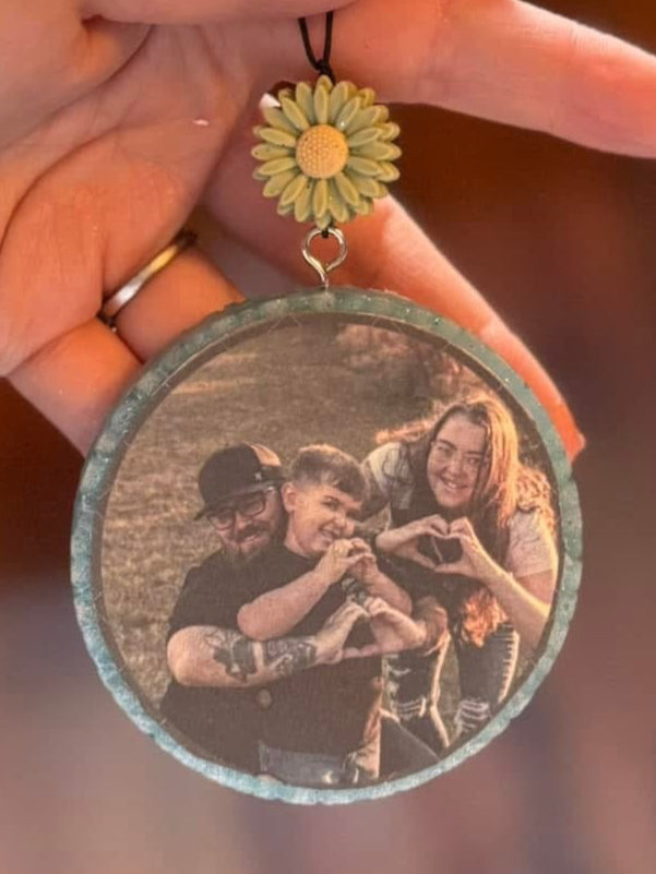 Custom 4" Round Hanging Freshie