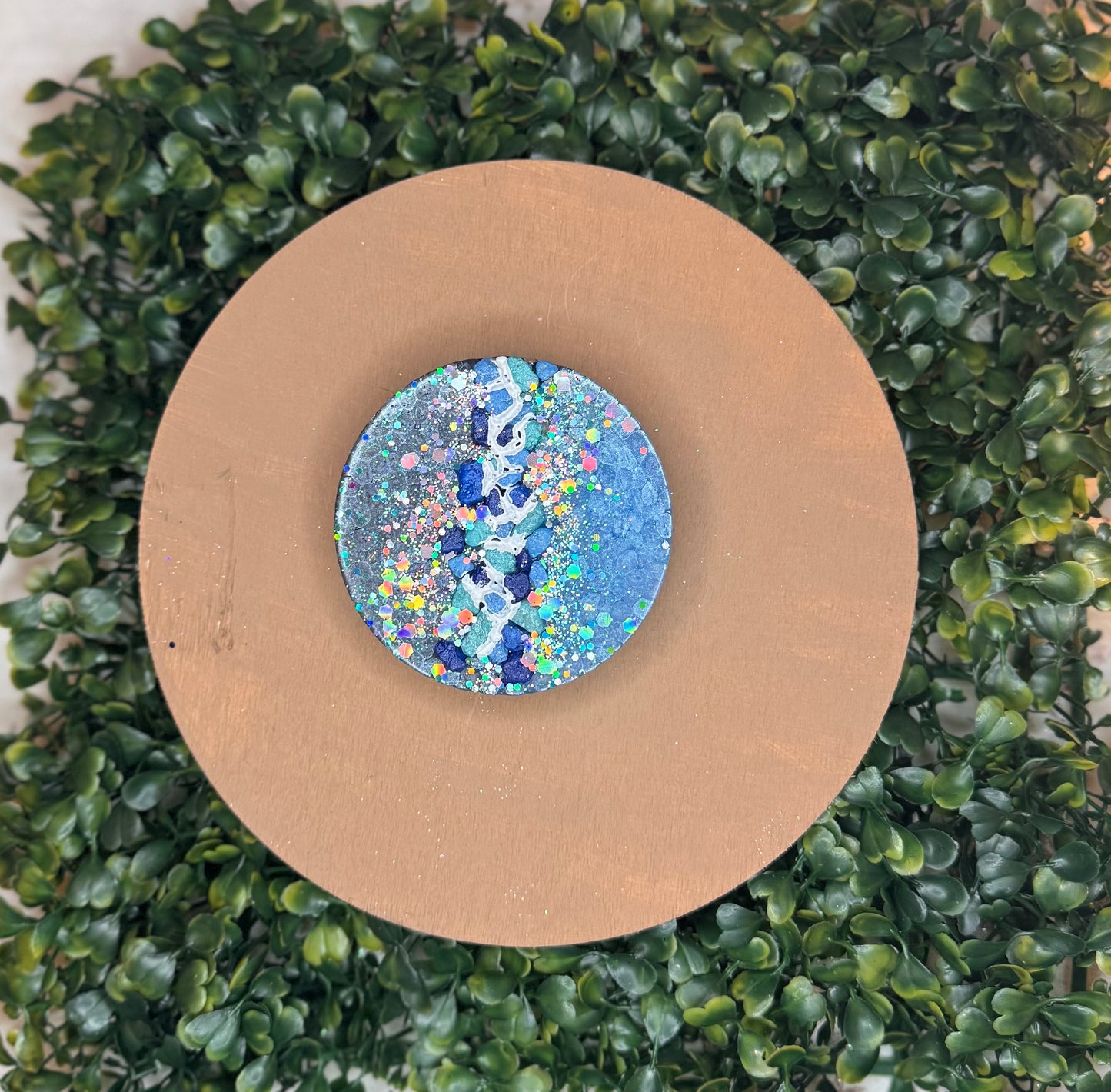 Geode Round Hanging Freshie