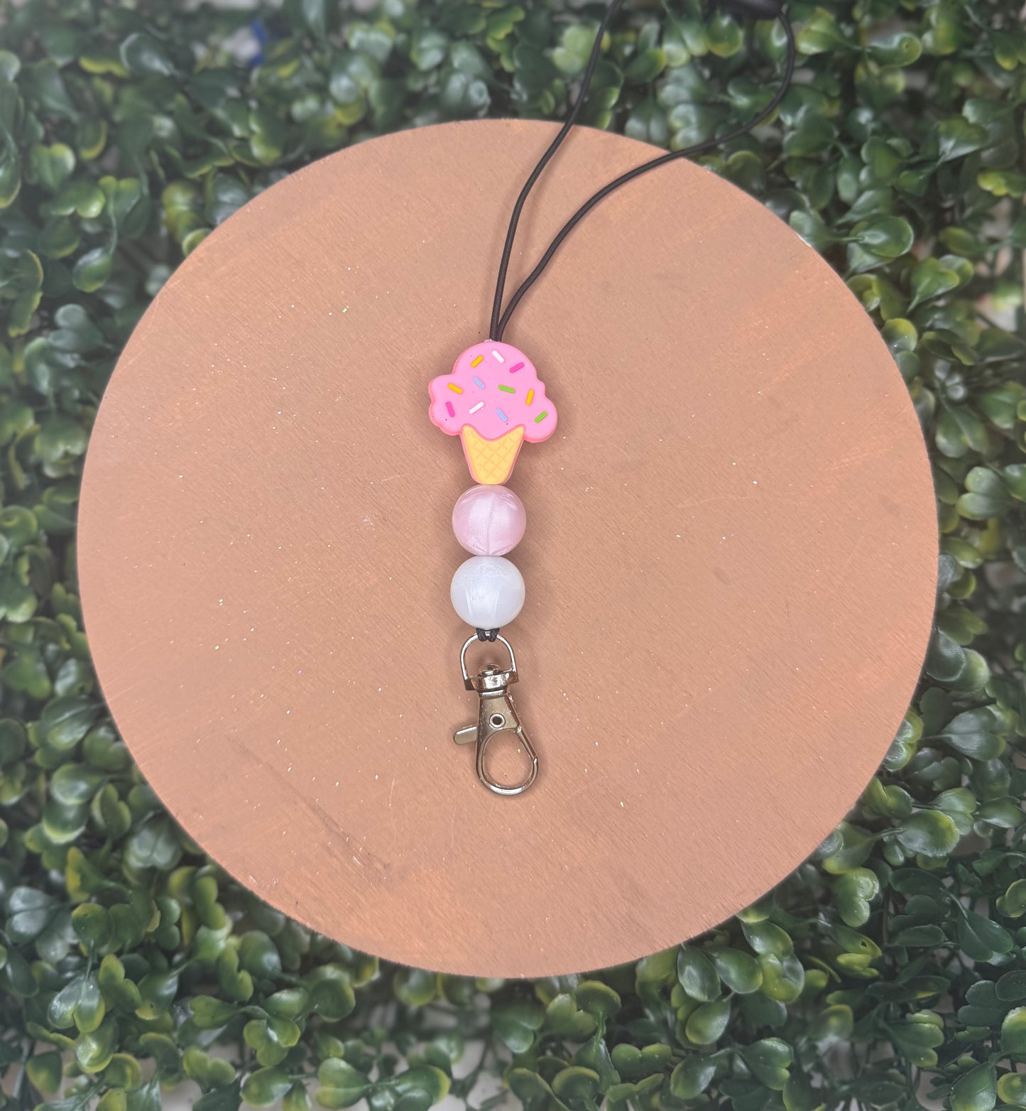Ice cream cone freshie hanger