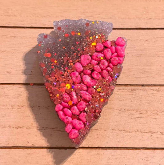 Arrowhead Geode Hanging Freshie
