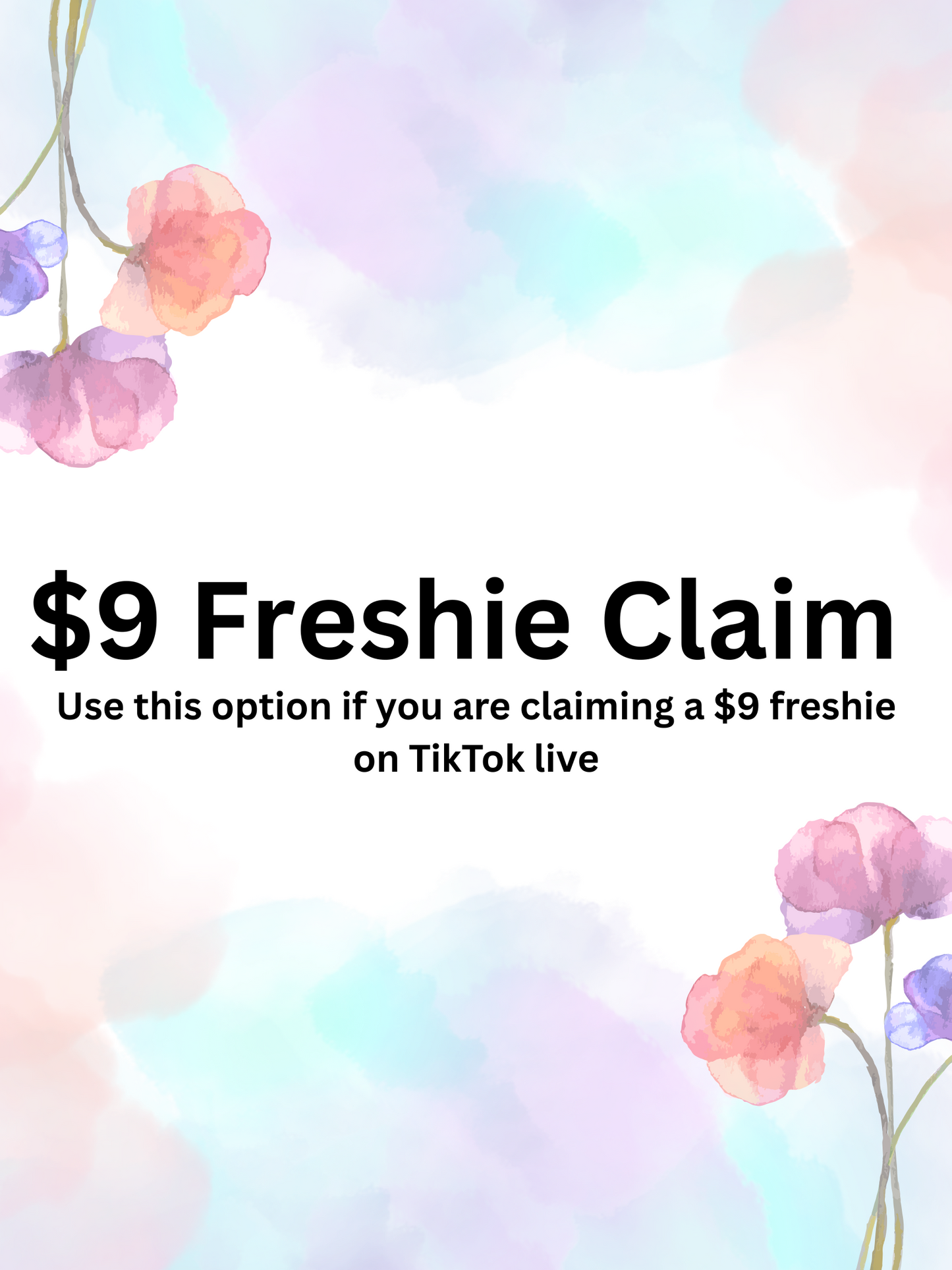 $9 freshie claims