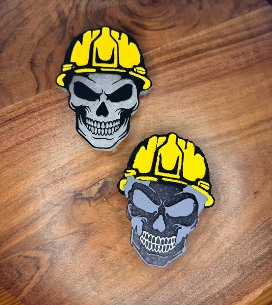 Hard Hat Skeleton Hanging Freshie