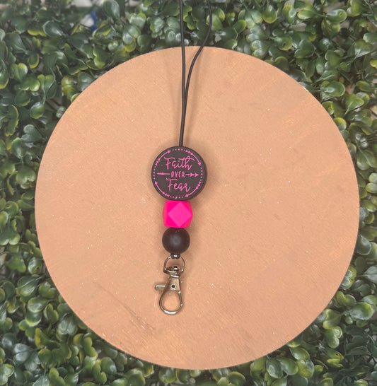 Faith over fear freshie hanger