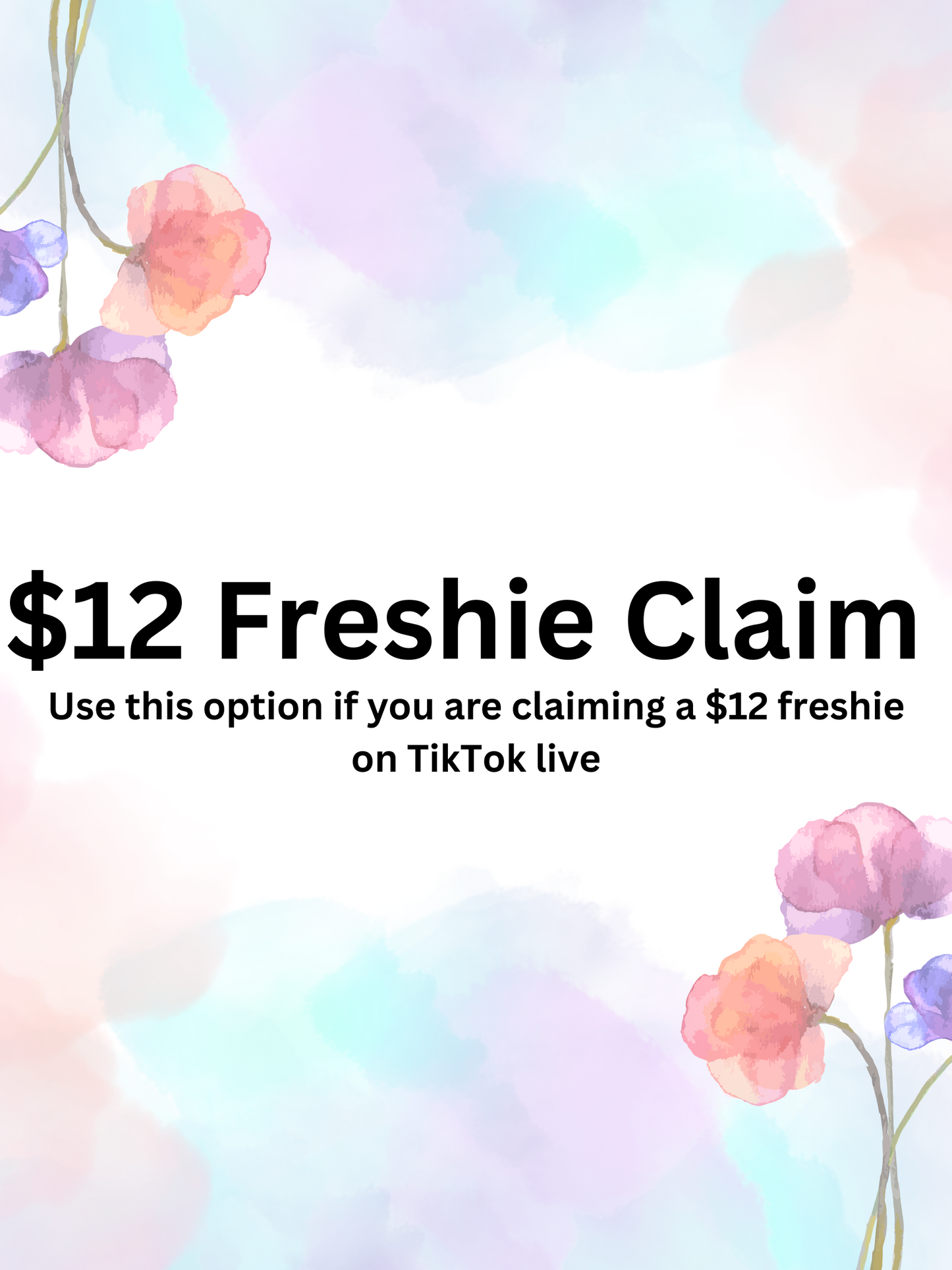 $12 freshie claims