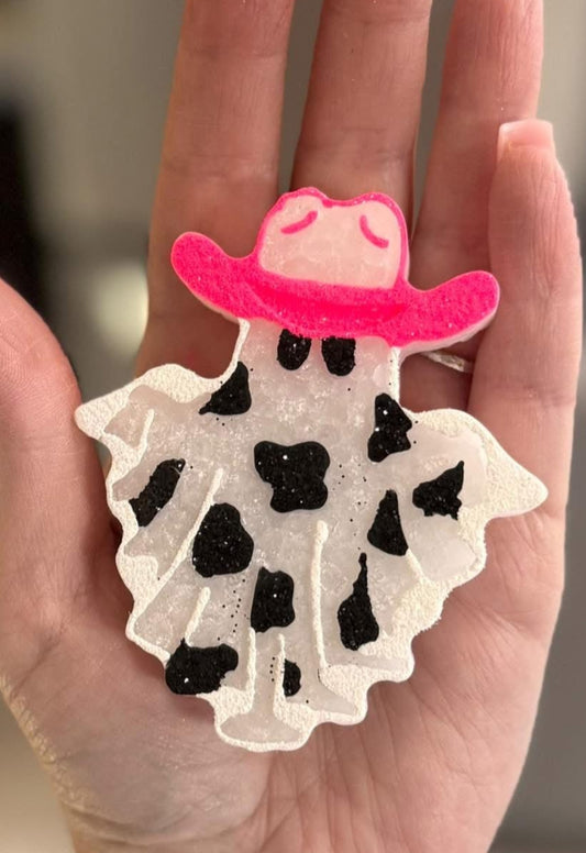 Cowgirl Ghost Hanging Freshie