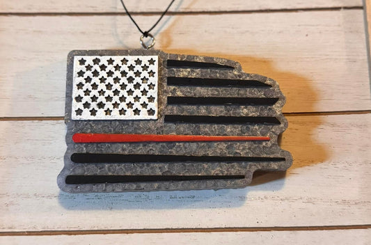 Thin Line Flag Hanging Freshie