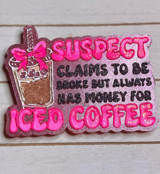 Suspect Iced Coffee Hanging Freshie
