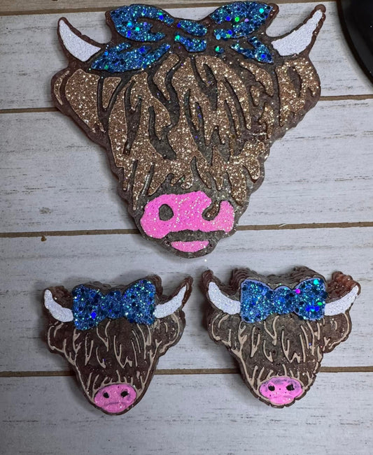 Single Bow Highlander Hanging Freshie & Vent Clips