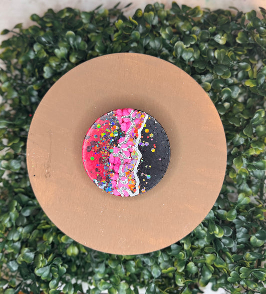 Geode Round Hanging Freshie
