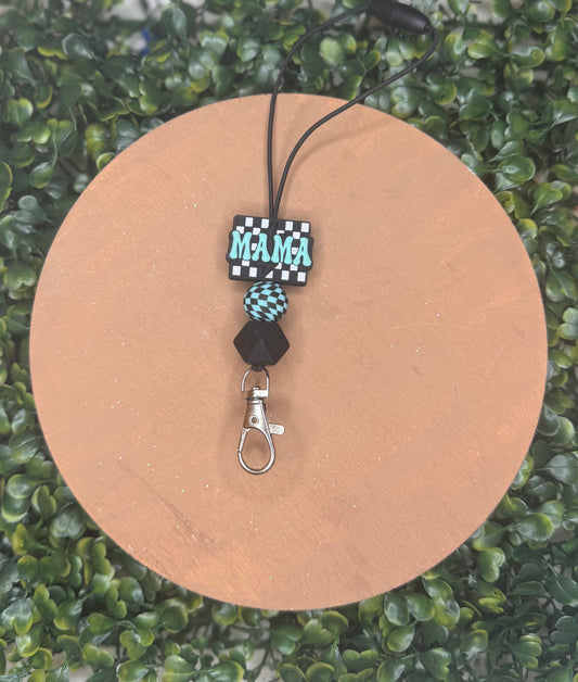 Checkered Mama freshie hanger