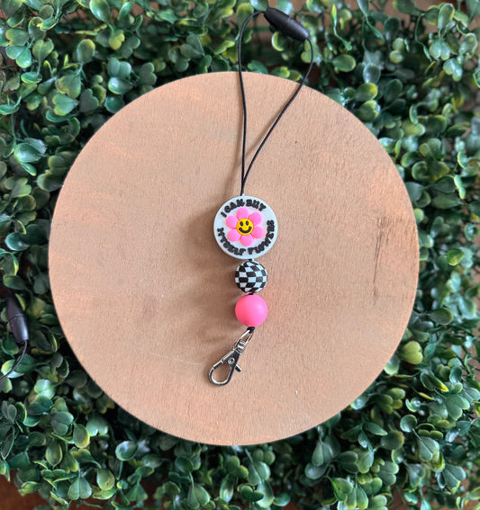 Buy myself flowers pink freshie hanger